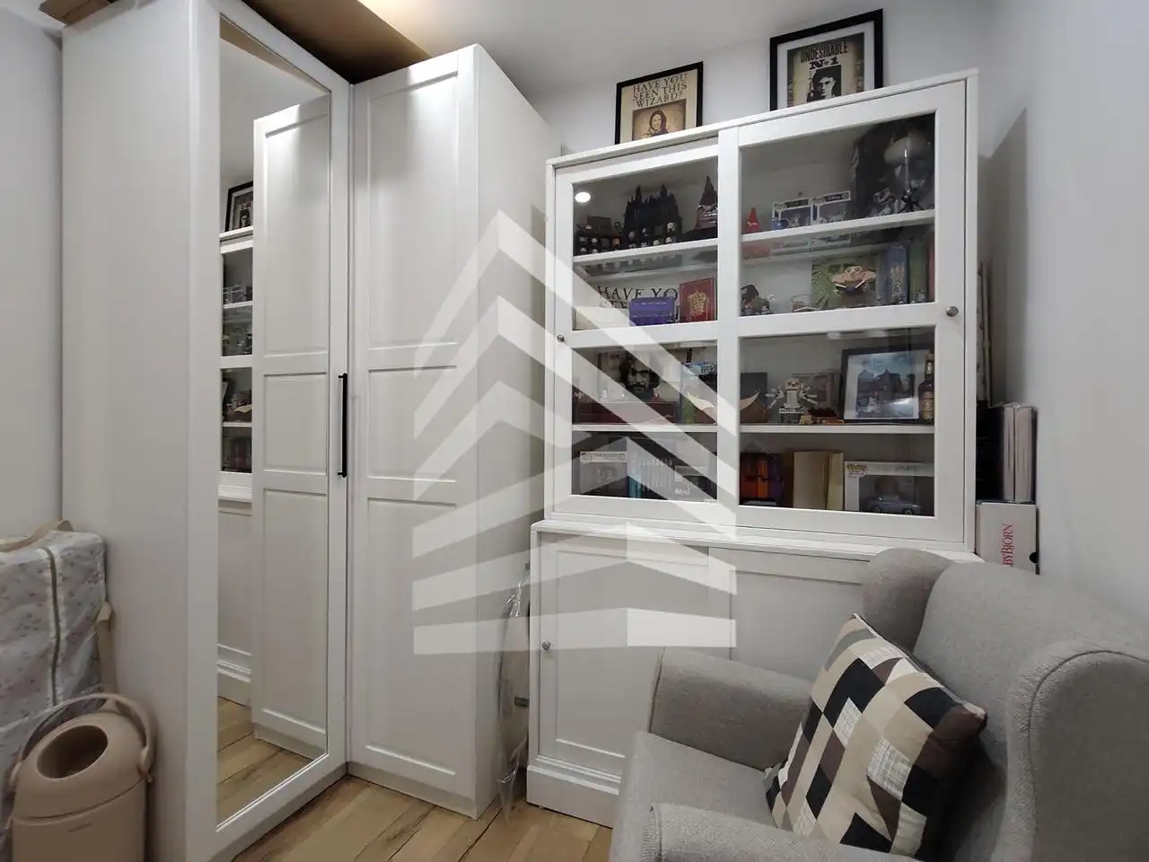 Schlafzimmer von Wohnung zum Verkauf in Barcelona mit Heizung, Parkett und Möbliert