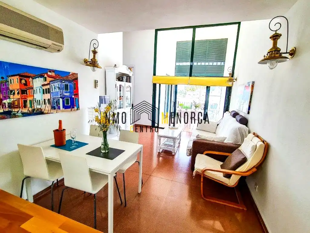 Sala d'estar de Apartament en venda en Ciutadella de Menorca amb Aire condicionat, Terrassa i Balcó