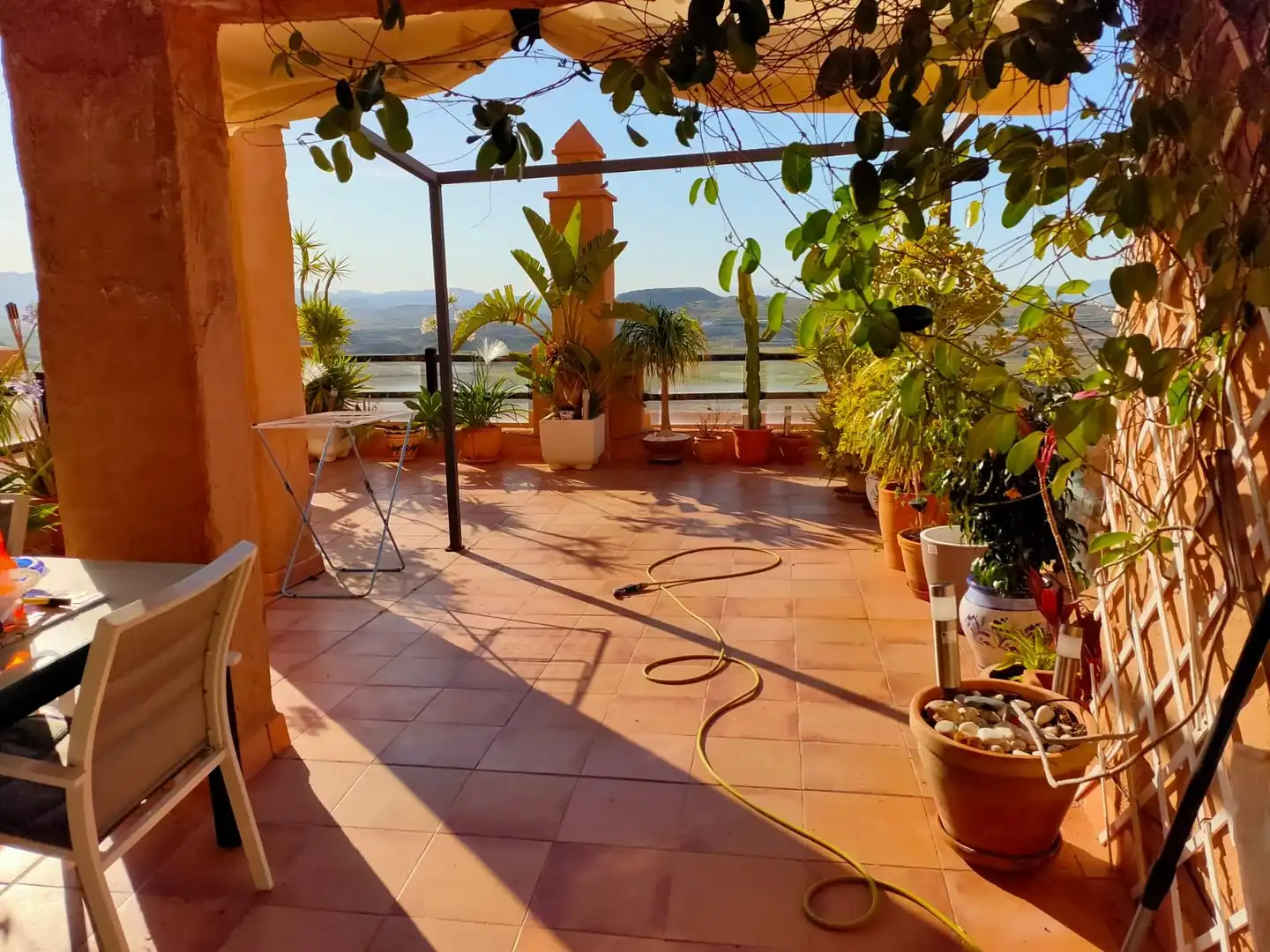 Terrasse von Wohnungen zum Verkauf in Mojácar mit Klimaanlage, Heizung und Terrasse