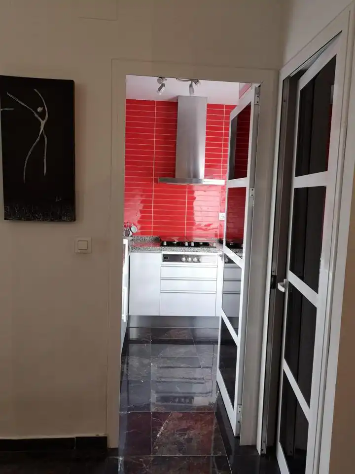 Cuina de Loft de lloguer en Sevilla amb Aire condicionat, Moblat i Internet