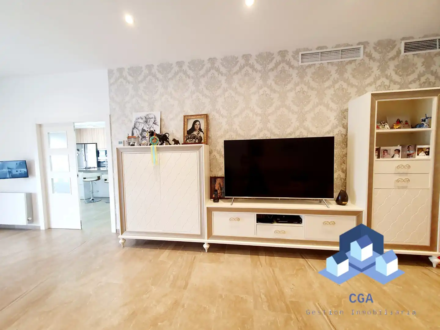 Sala de estar de Casa o chalet en venta en Lorca con Aire acondicionado, Calefacción y Jardín privado