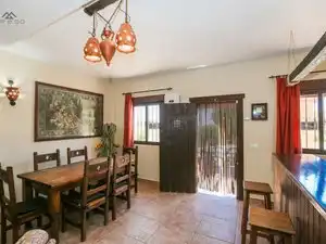 Dining room of Country homes for rent in Almuñécar  with Air Conditioner, Private garden and Terrace