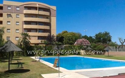 Swimming pool of Flat for sale in San Juan de Aznalfarache  with Air Conditioner, Heating and Terrace