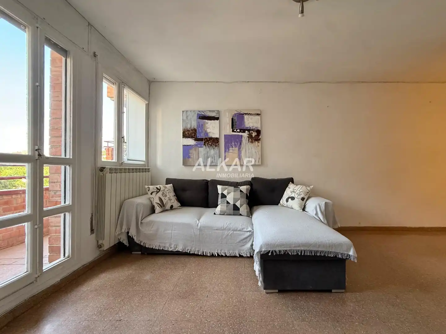 Sala de estar de Piso en venta en Tudela con Calefacción y Balcón