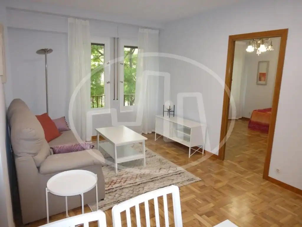 Bedroom of Flat for rent in  Pamplona / Iruña  with Heating, Parquet flooring and Furnished