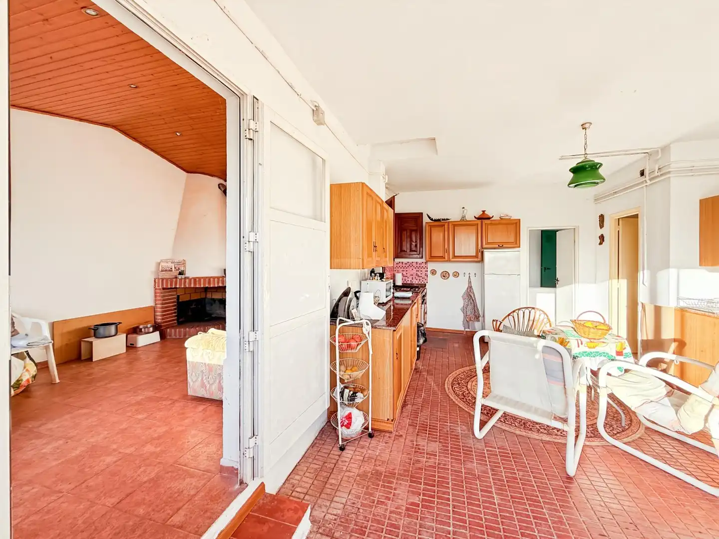 Cuina de Casa o xalet en venda en Piera amb Calefacció, Terrassa i Piscina