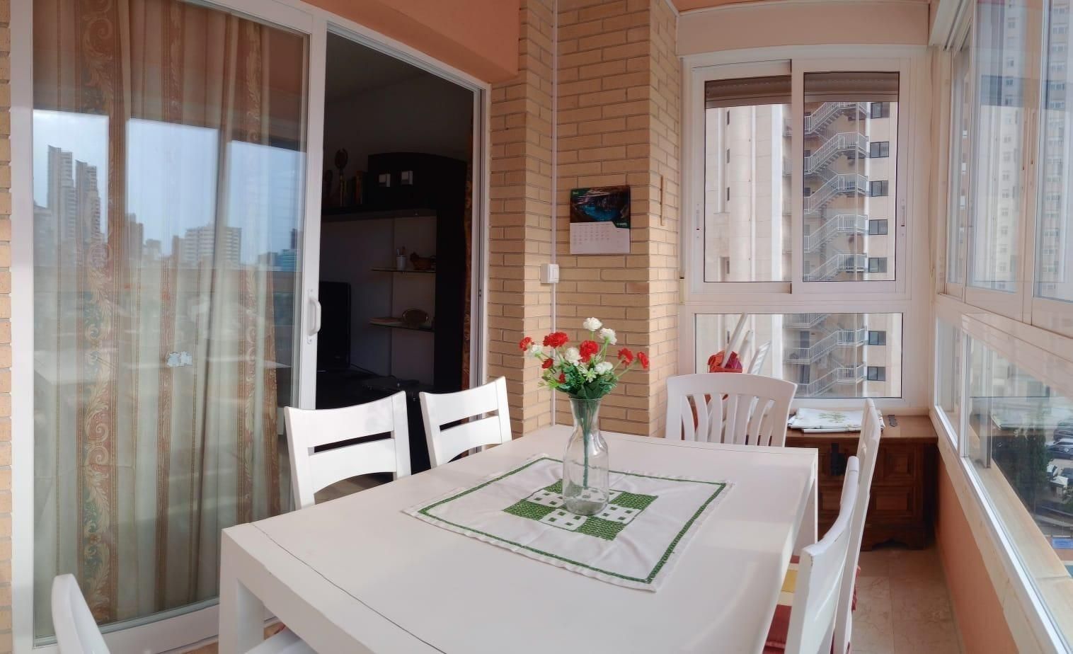 Terrace of Apartment for sale in Benidorm  with Air Conditioner, Private garden and Terrace