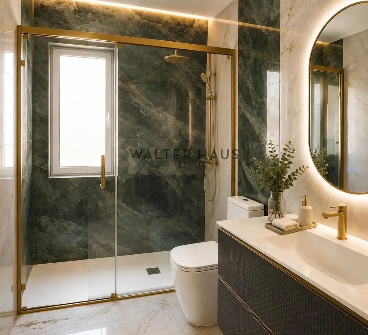 Bathroom of Flat for rent in Madrid  with Air Conditioner, Heating and Storage room
