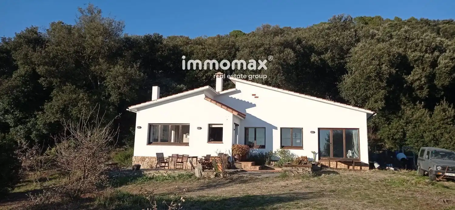 Vista exterior de Casa o chalet en venta en Fogars de Montclús con Terraza