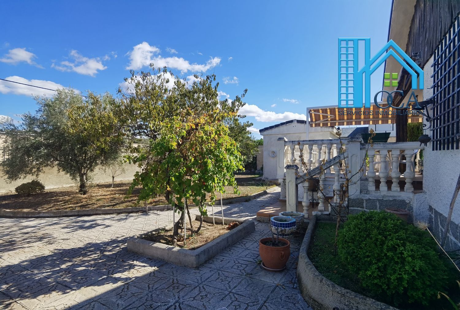 Exterior view of House or chalet for sale in Aldea del Fresno  with Private garden, Terrace and Storage room
