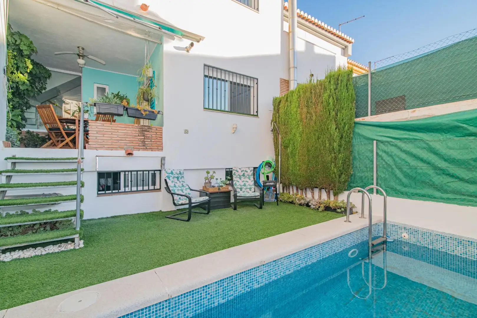 Piscina de Casa adosada en venta en Cájar con Aire acondicionado, Calefacción y Terraza