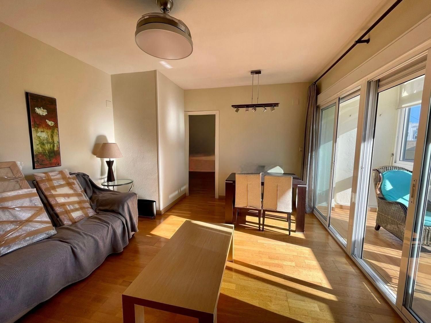 Living room of Apartment for sale in Alicante / Alacant  with Air Conditioner, Parquet flooring and Terrace
