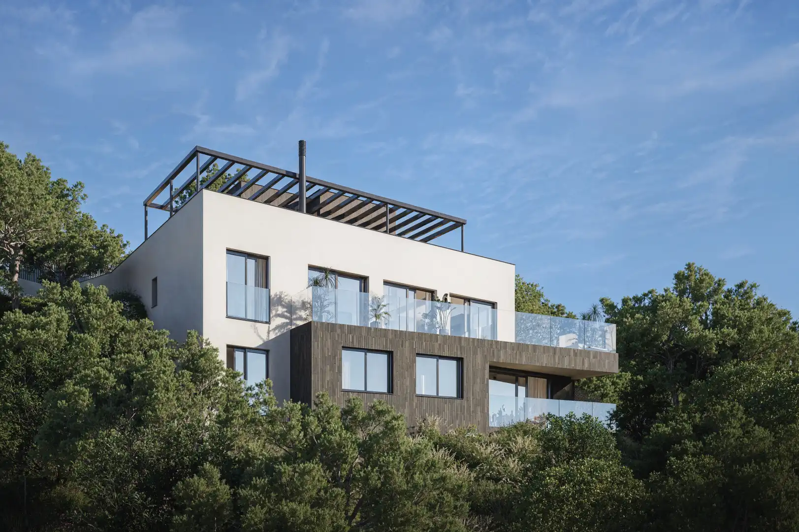 Exterior view of Houses for sale in Sant Cugat del Vallès  with Air Conditioner, Heating and Private garden