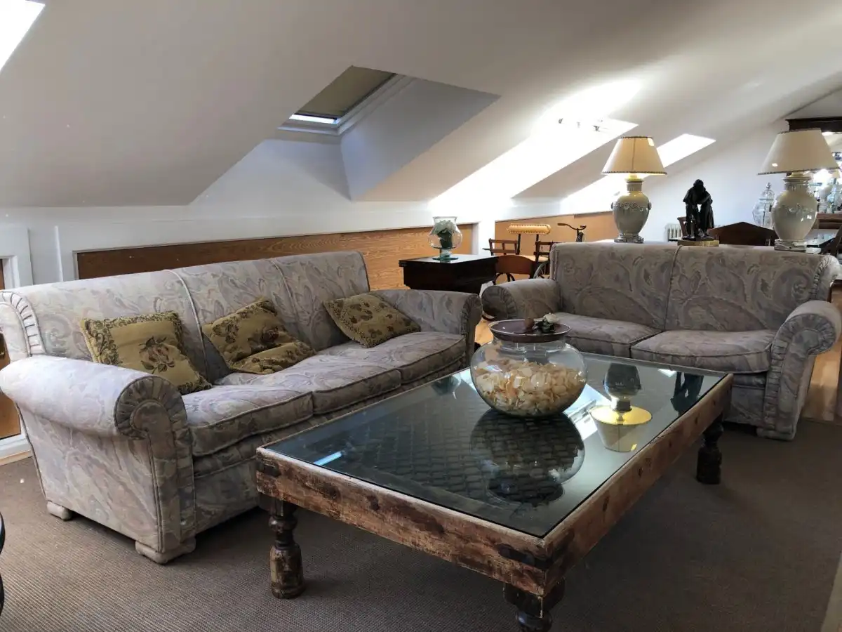 Wohnzimmer von Dachboden zum Verkauf in Bembibre mit Klimaanlage, Heizung und Parkett