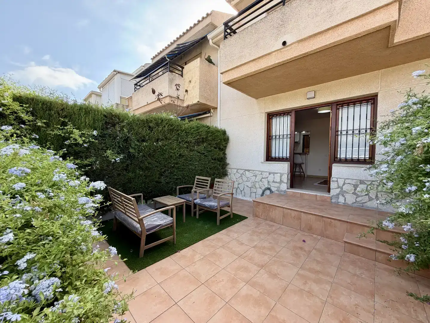 Terrassa de Casa adosada en venda en Sant Joan d'Alacant amb Piscina i Balcó