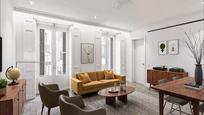 Living room of Flat for sale in  Madrid Capital  with Air Conditioner, Heating and Balcony