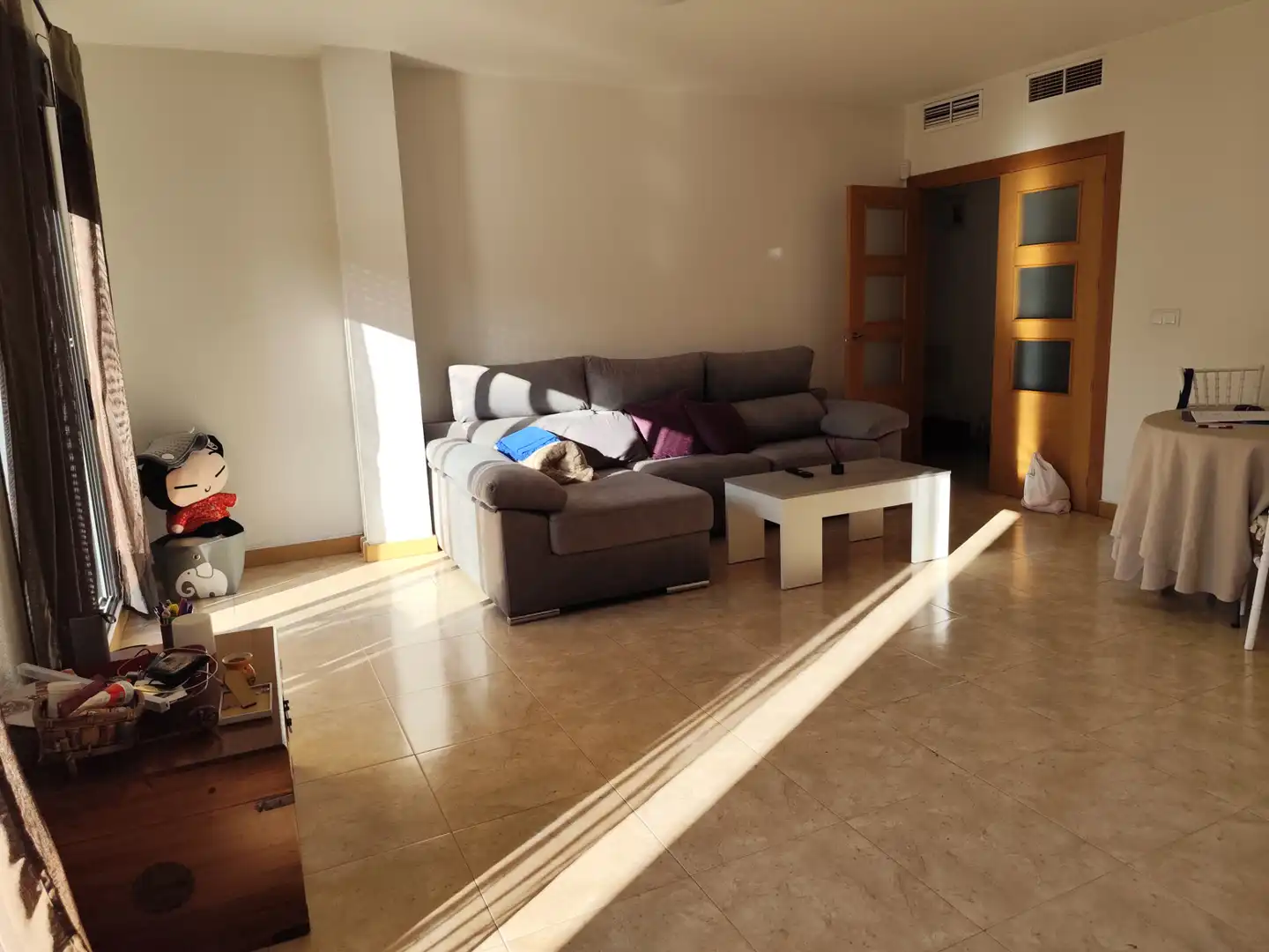 Sala de estar de Ático en venta en Murcia con Aire acondicionado, Terraza y Amueblado