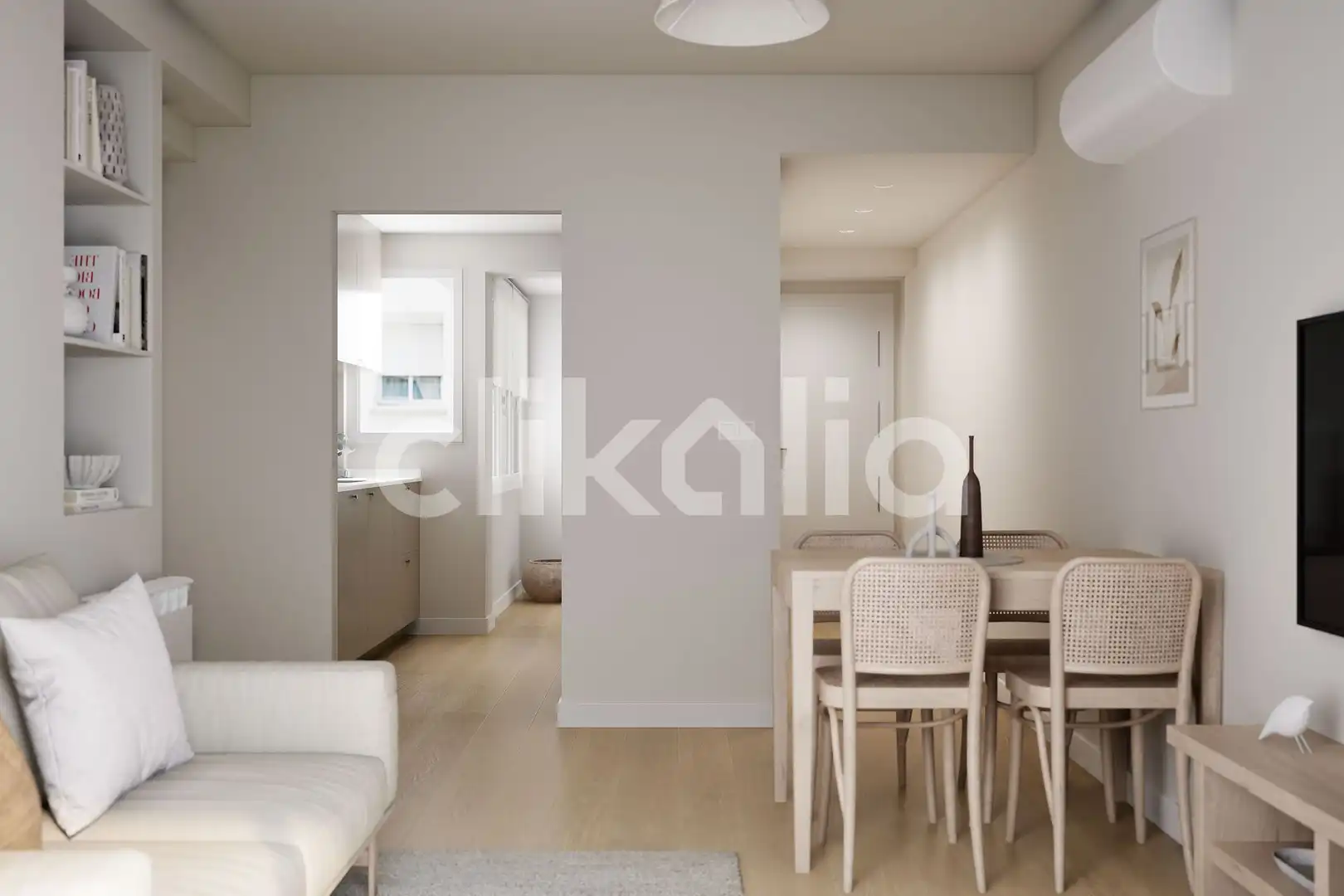Living room of Flat for sale in Madrid  with Air Conditioner, Heating and Terrace