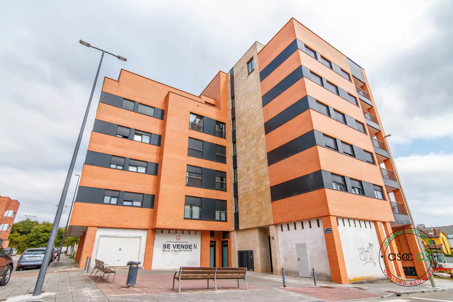 Exterior view of Flat for sale in Siero  with Heating, Terrace and Storage room