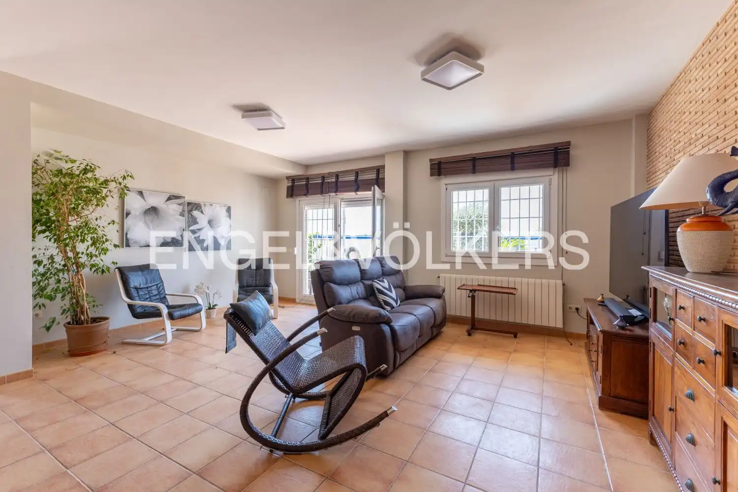 Sala de estar de Casa adosada de alquiler en Puçol con Calefacción, Jardín privado y Terraza