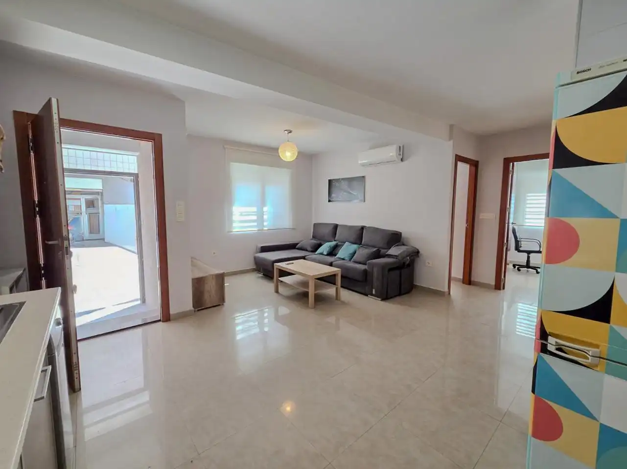 Sala de estar de Planta baja de alquiler en Elche / Elx con Aire acondicionado y Amueblado