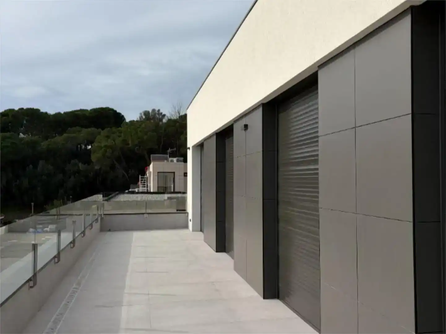 Vista exterior de Casa o xalet en venda en Sant Andreu de Llavaneres amb Aire condicionat, Piscina i Balcó