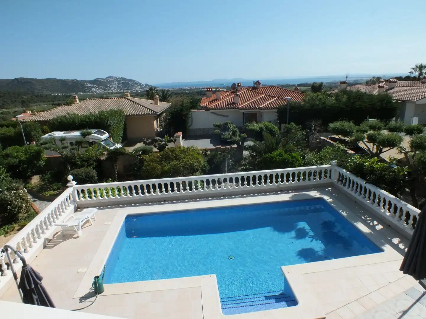 Swimming pool of Houses for sale in Roses  with Air Conditioner, Heating and Private garden