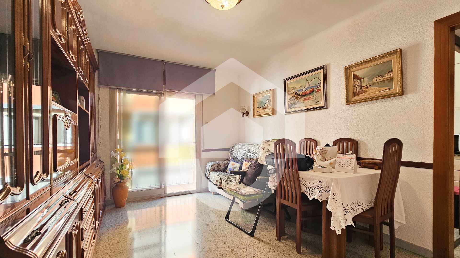 Living room of Flat for sale in  Barcelona Capital  with Air Conditioner, Furnished and Oven