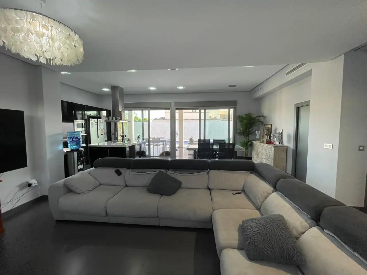 Living room of Houses for sale in Mutxamel  with Air Conditioner, Private garden and Storage room