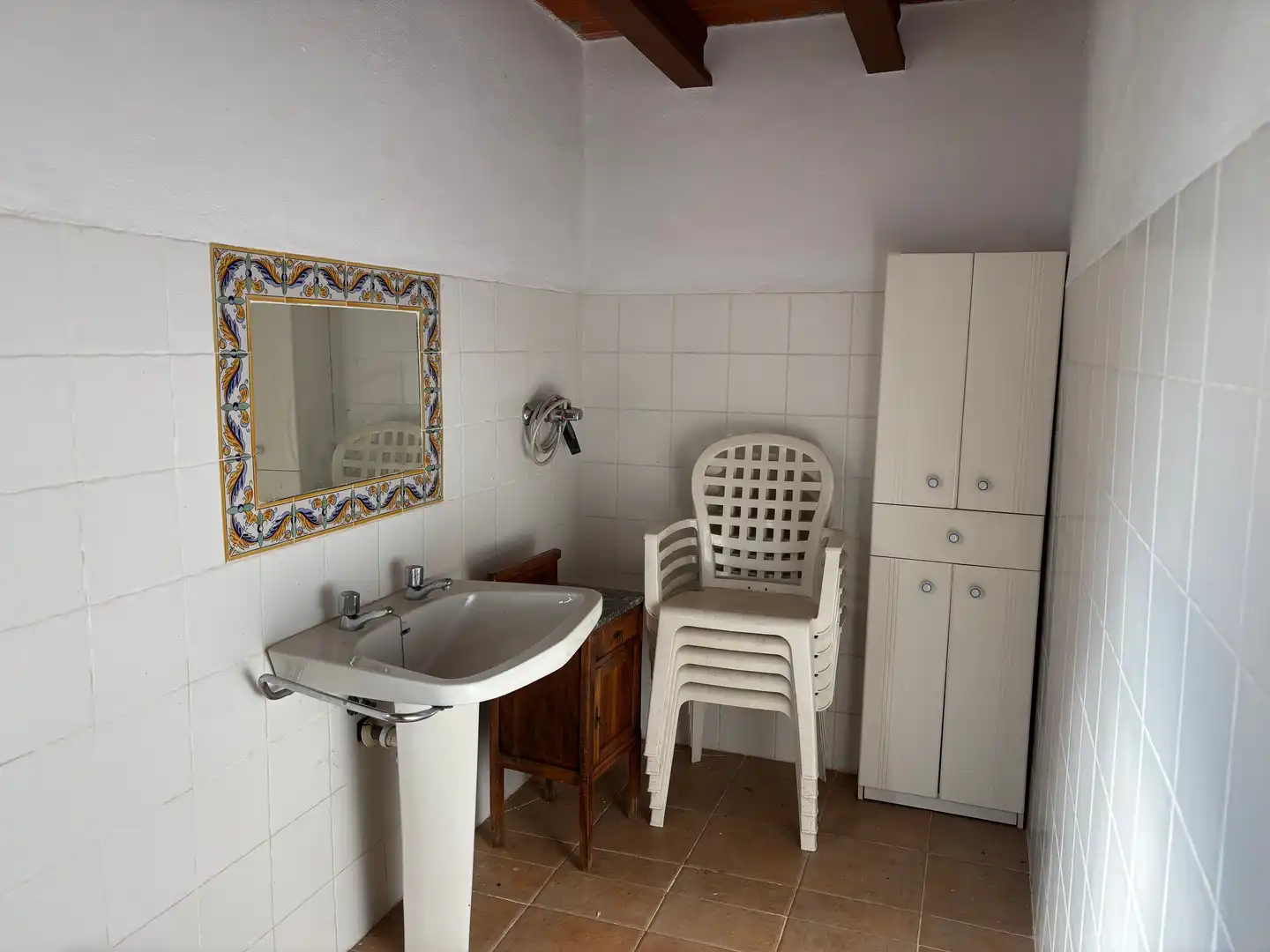 Baño de Finca rústica en venta en Confrides con Jardín privado