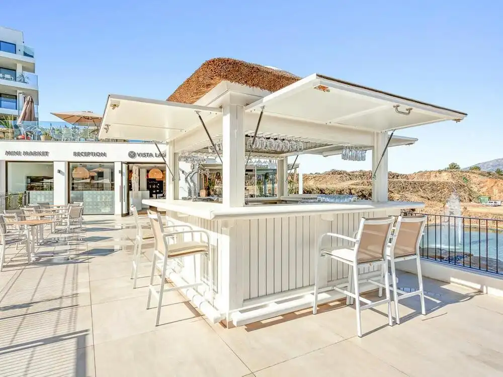 Terrasse von Erdgeschoss zum Verkauf in Mijas mit Klimaanlage, Terrasse und Schwimmbad