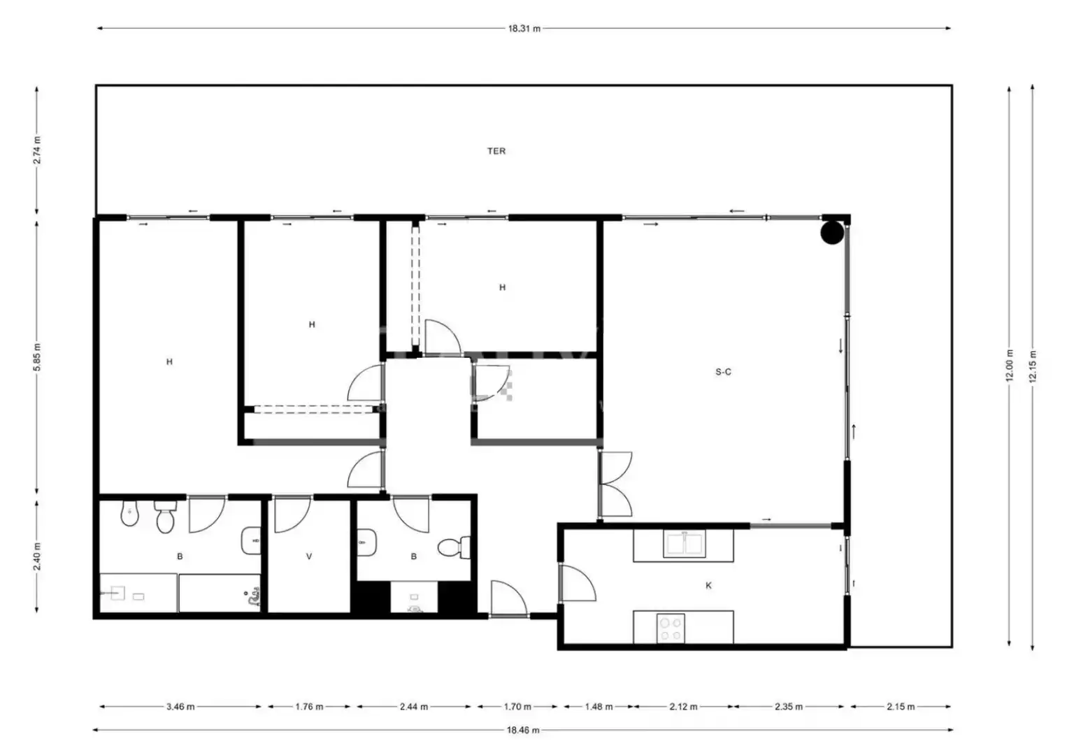 Appartamento con piscina in vendita a Passeig de Garcia Fària, imagen 43