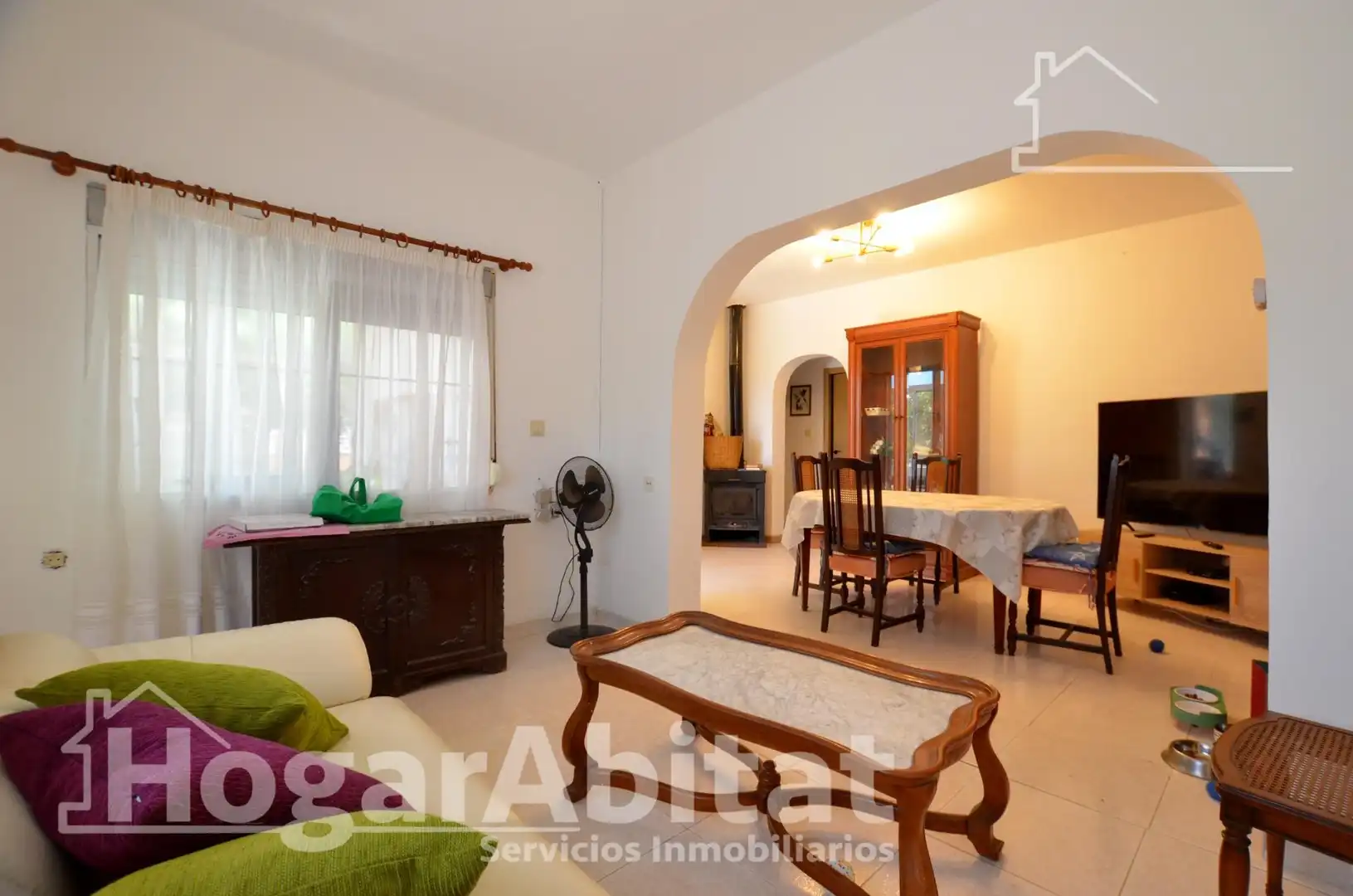Sala de estar de Casa o chalet en venta en Cullera con Terraza, Trastero y Balcón