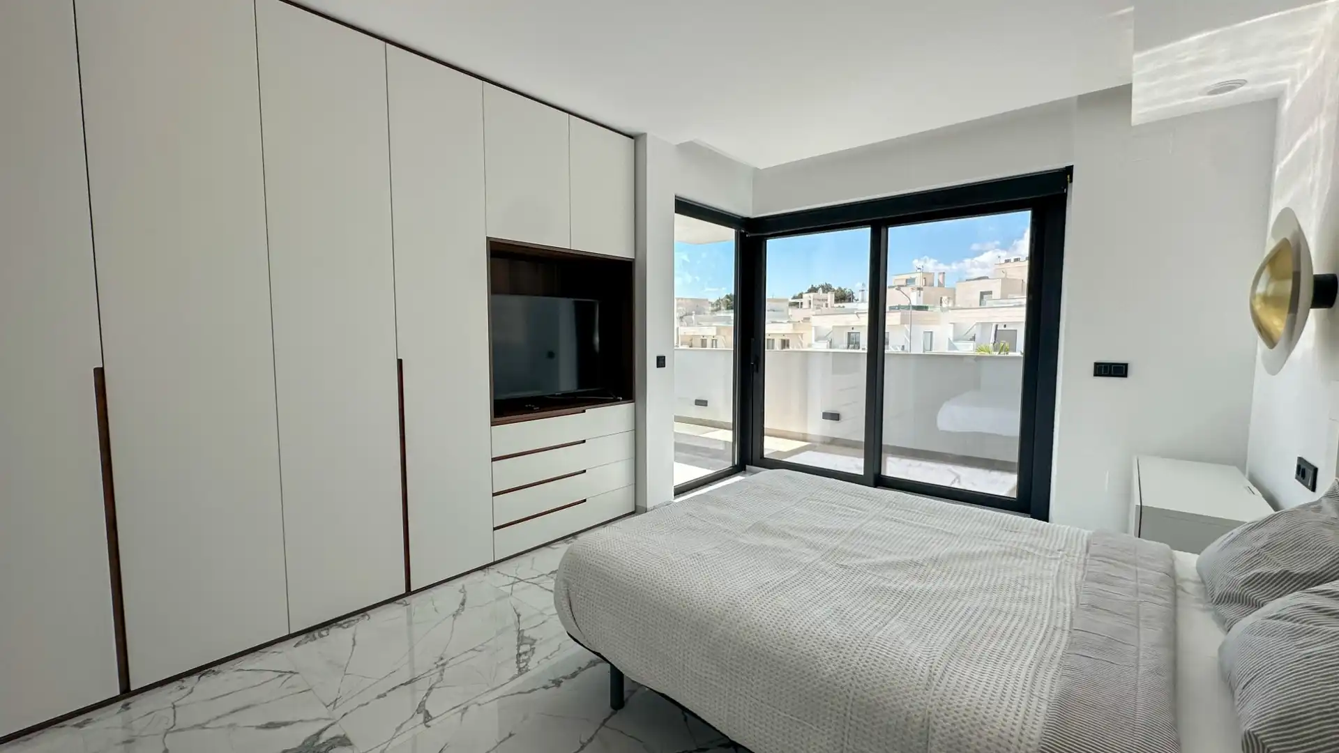 Bedroom of Houses for sale in Orihuela  with Air Conditioner, Swimming Pool and Oven
