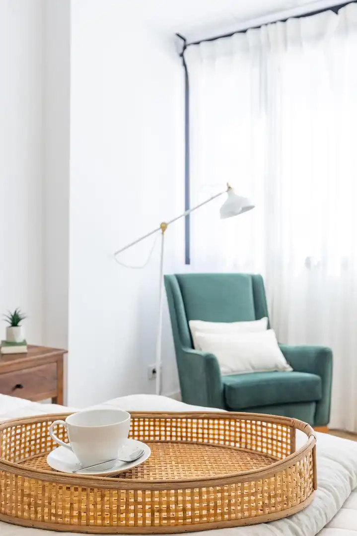 Bedroom of Flat for rent in Valencia  with Air Conditioner, Heating and Storage room