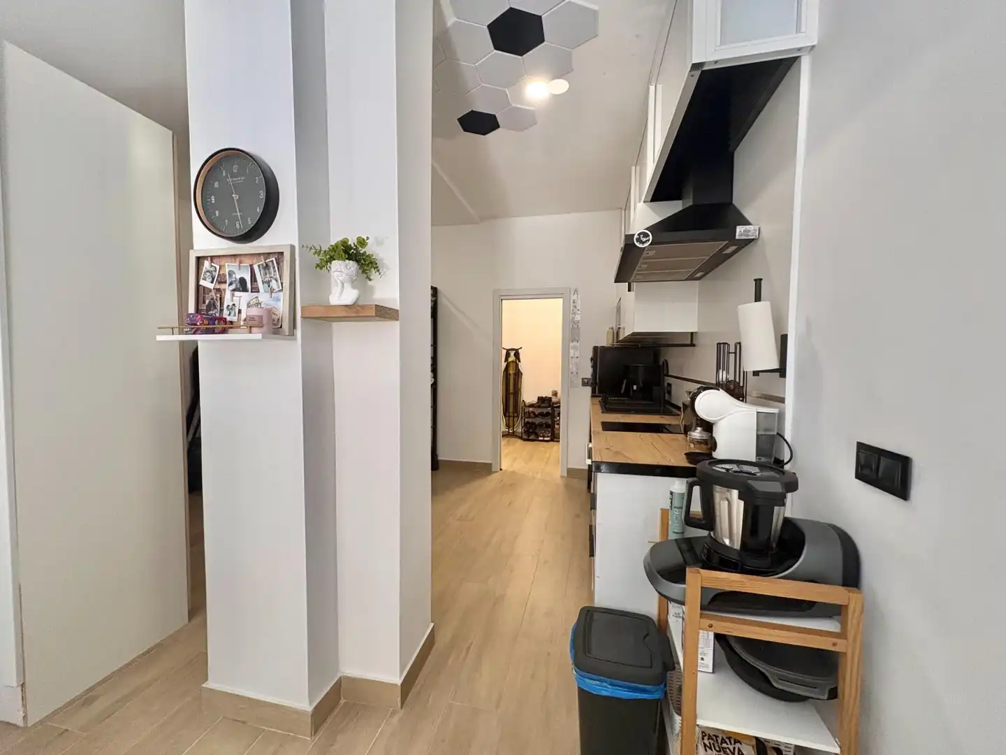 Küche von Wohnung zum Verkauf in Málaga mit Klimaanlage und Möbliert