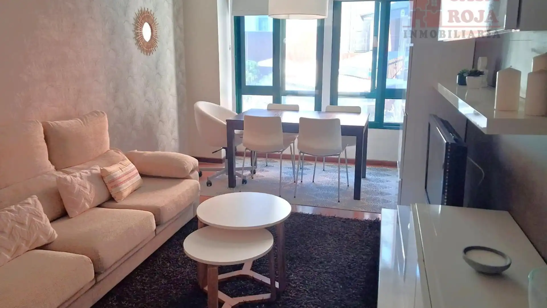 Sala de estar de Apartamento en venta en Moaña con Trastero y Amueblado