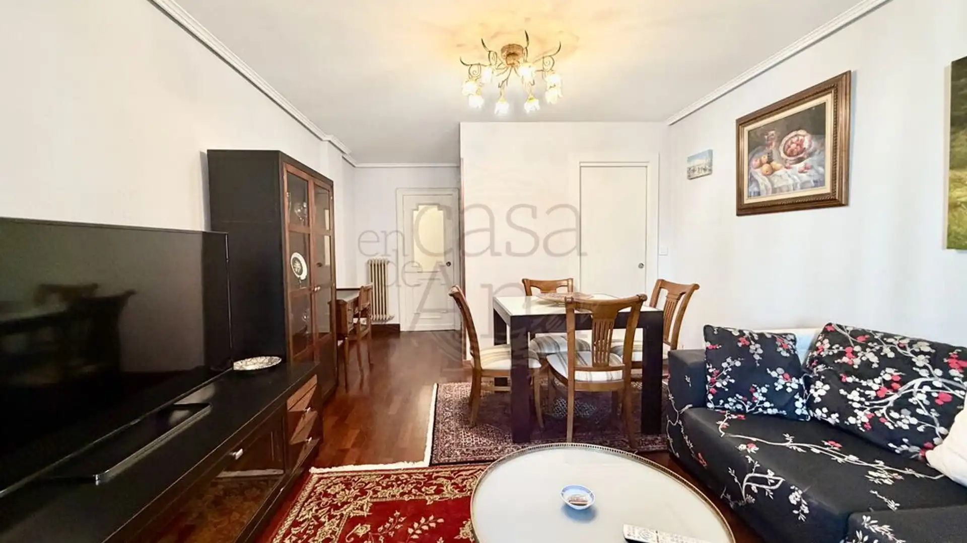 Sala de estar de Piso en venta en Bilbao  con Calefacción y Balcón