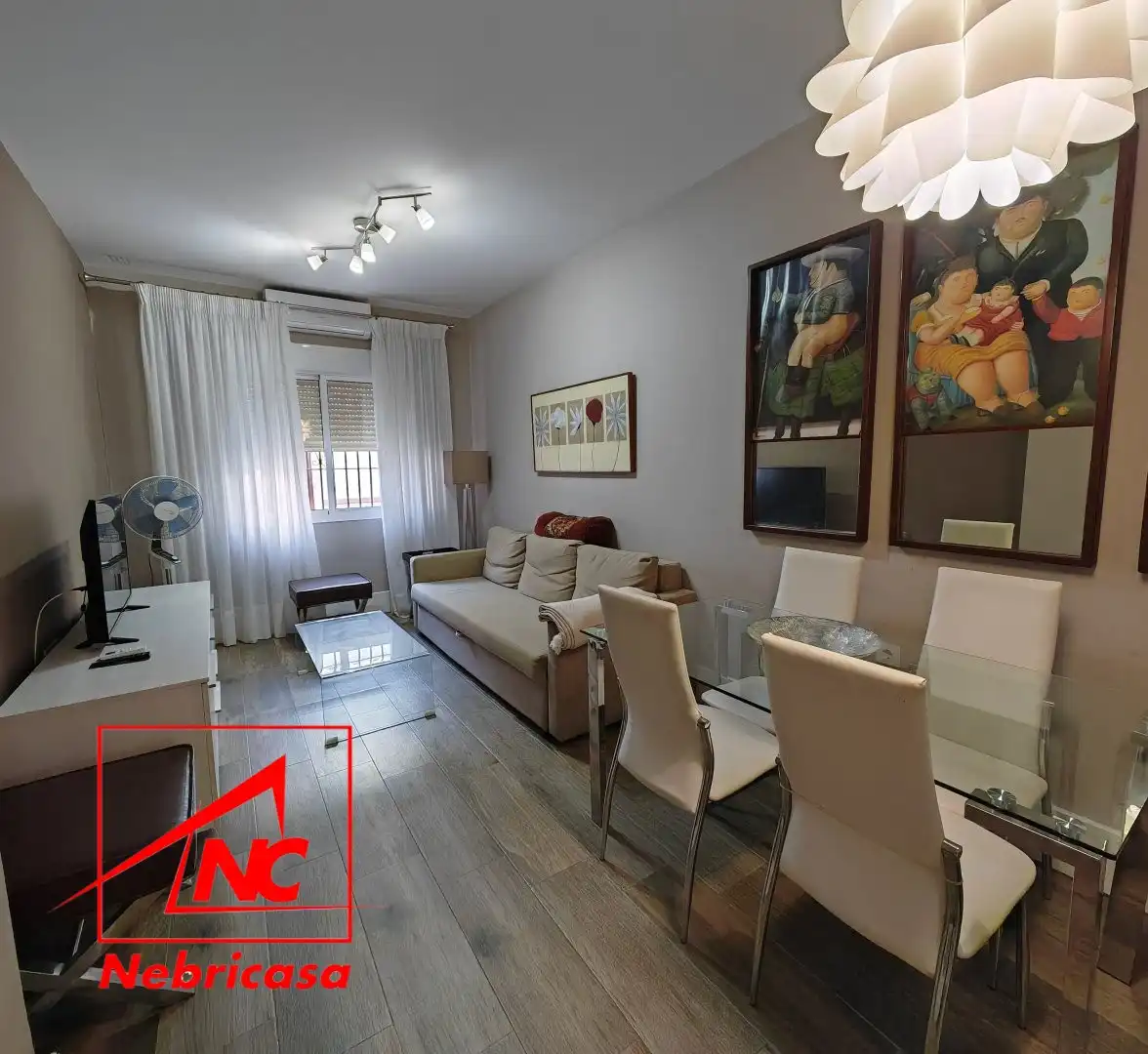 Living room of Flat for sale in Chipiona  with Air Conditioner and Furnished