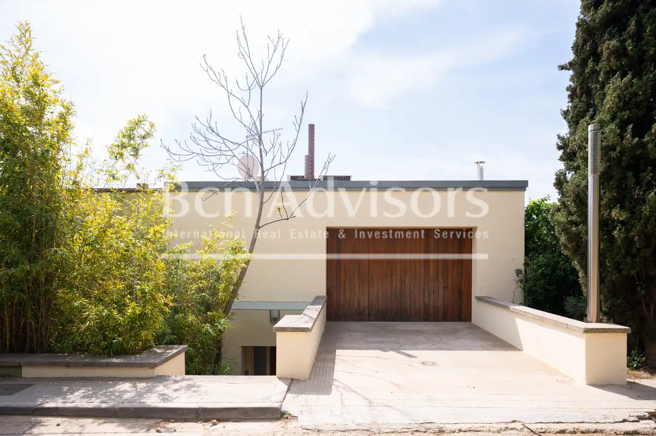 Vista exterior de Casa o chalet en venta en Barcelona con Aire acondicionado, Calefacción y Parquet