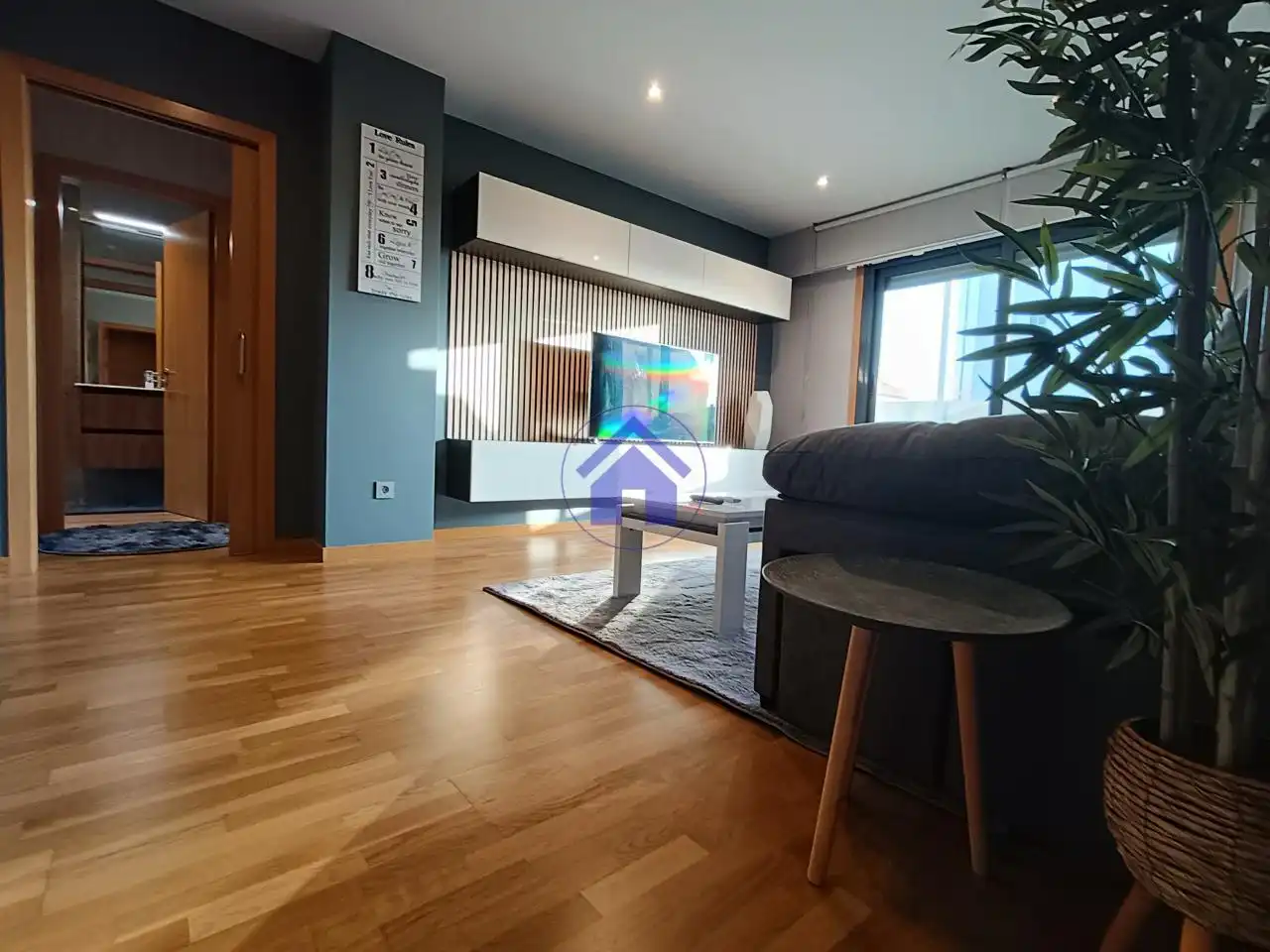 Sala de estar de Piso de alquiler en Vigo  con Calefacción, Terraza y Piscina