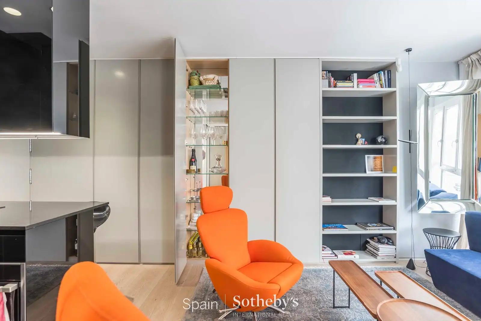 Wohnzimmer von Wohnungen zum Verkauf in Madrid mit Klimaanlage, Heizung und Terrasse
