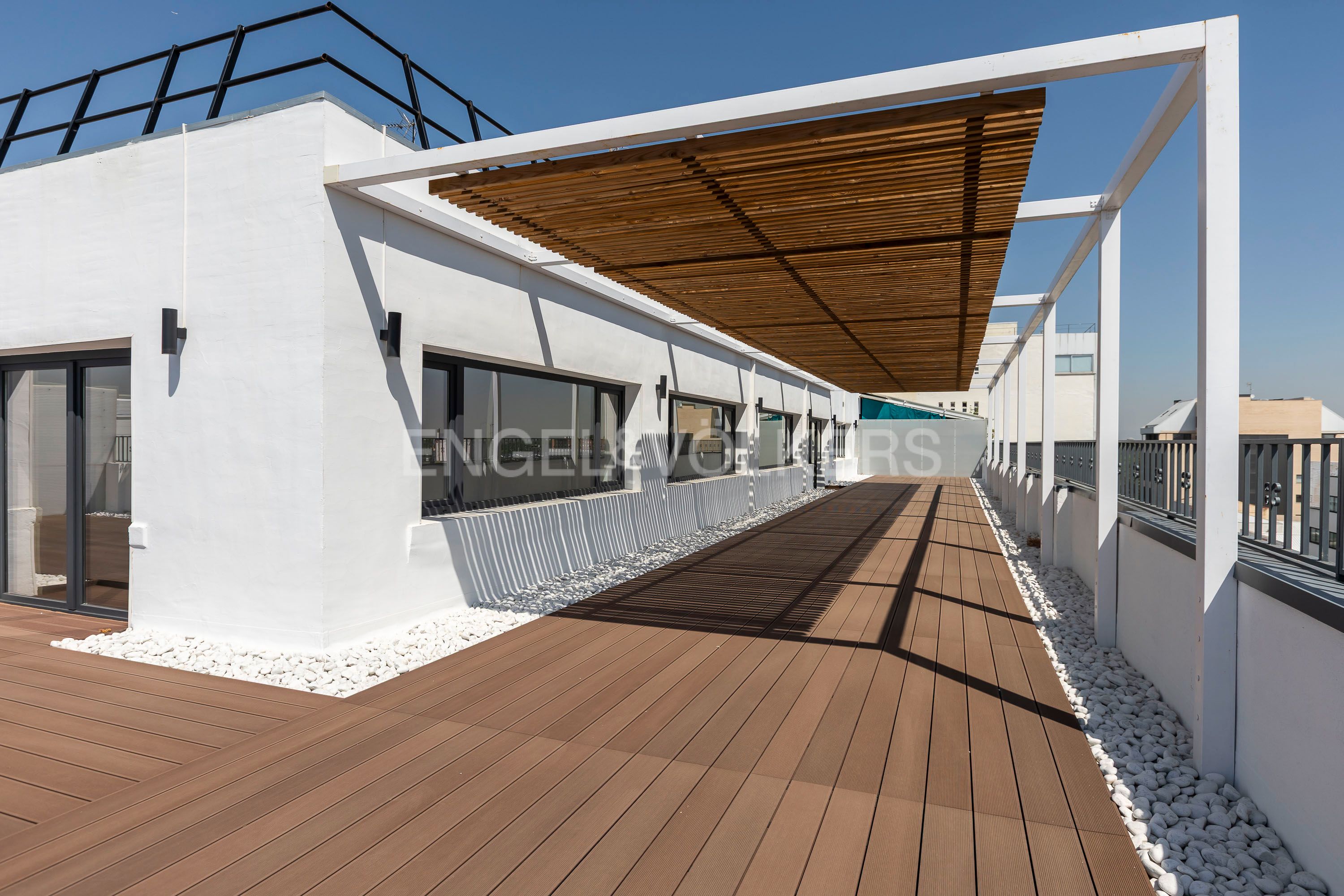 Terrace of Attic for sale in  Madrid Capital  with Air Conditioner, Heating and Parquet flooring