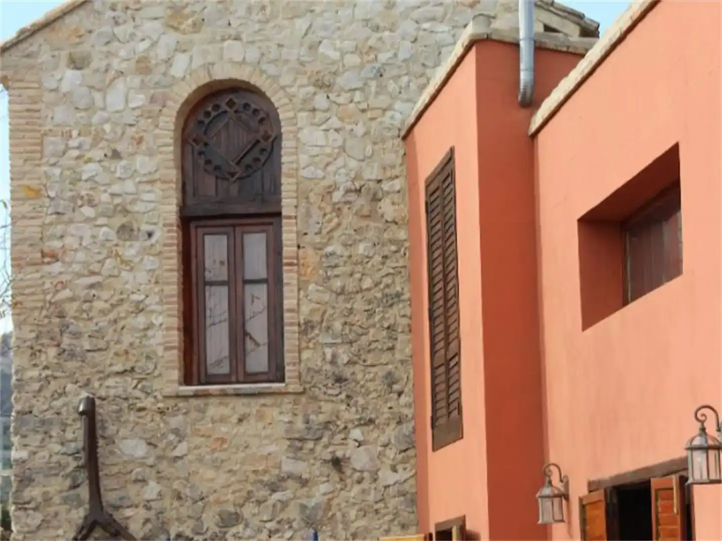 Vista exterior de Finca rústica en venda en Llocnou de Sant Jeroni amb Jardí privat, Piscina i Moblat