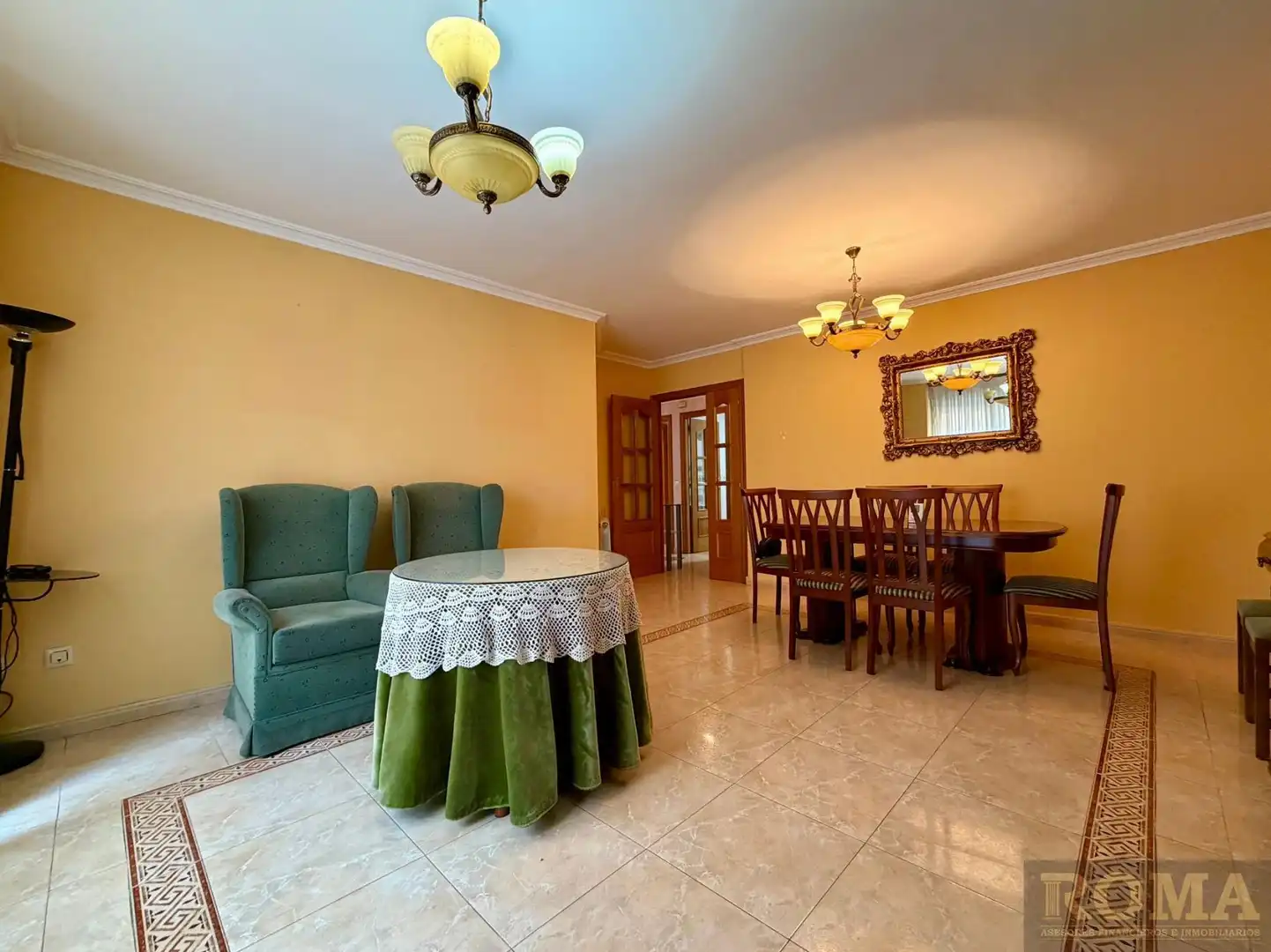 Dining room of Flat for sale in Cabrerizos  with Heating, Terrace and Furnished