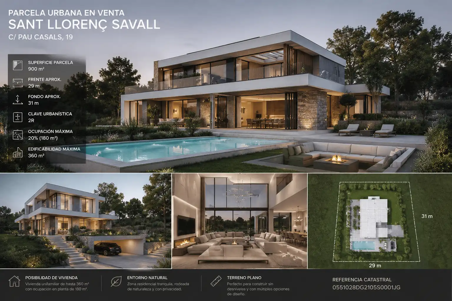 Terreny residencial en venda a Calle Pau Casals 19