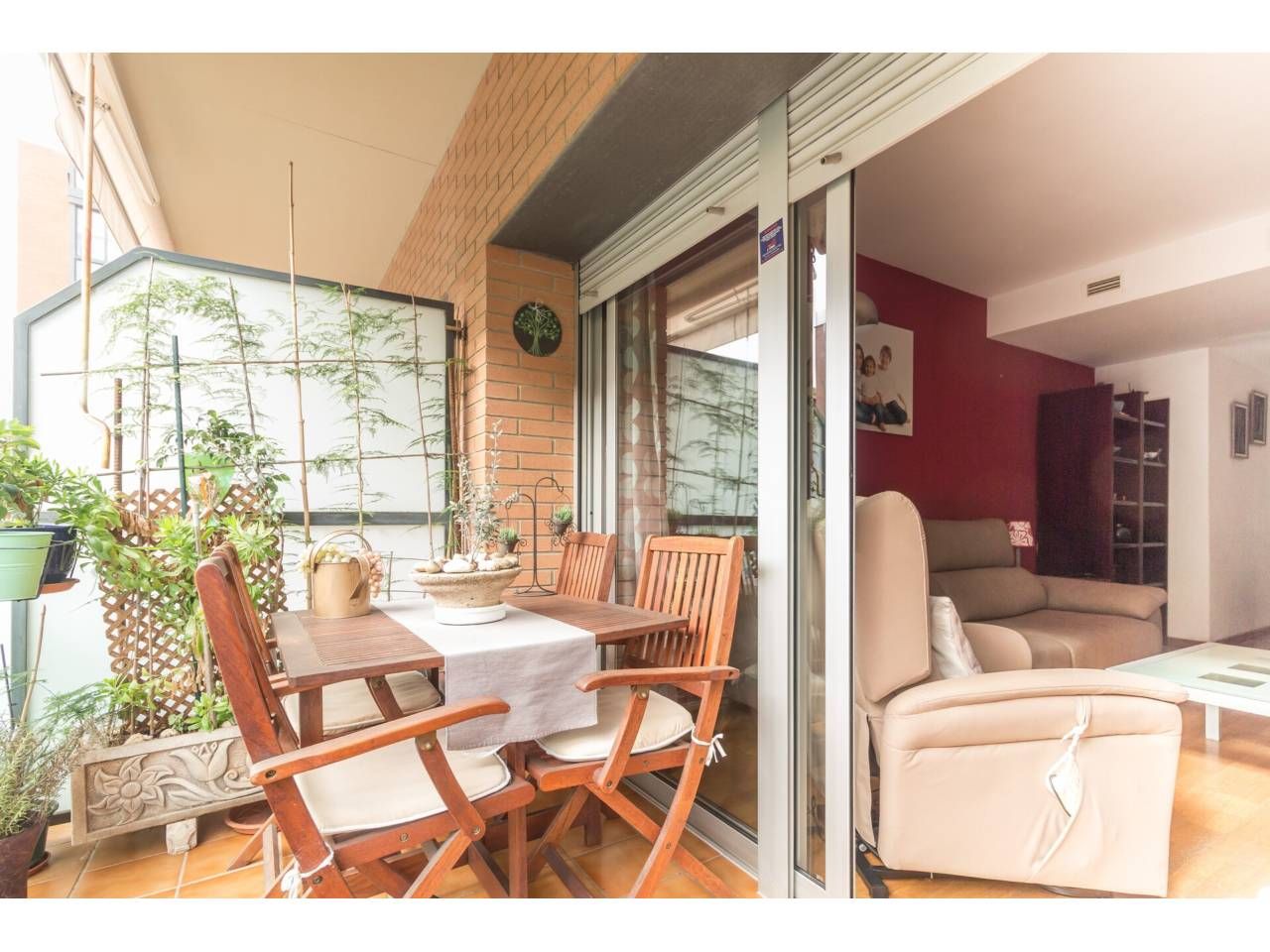 Balcony of Flat for sale in Castelldefels  with Air Conditioner, Heating and Parquet flooring