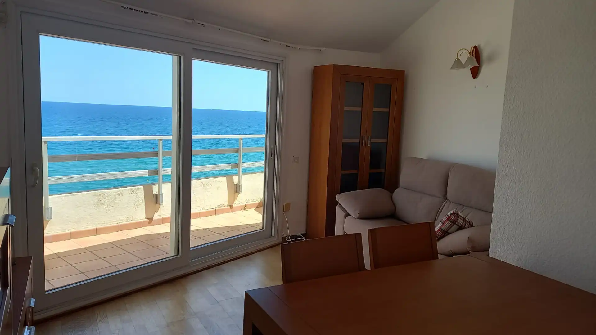 Sala de estar de Piso de alquiler en Badalona con Terraza, Amueblado y Balcón