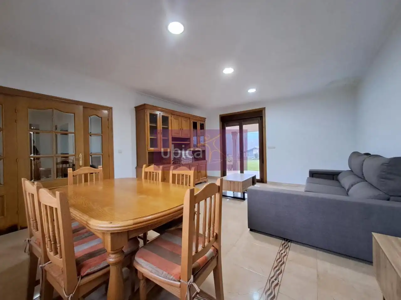 Living room of Houses for rent in Ponteareas  with Heating, Private garden and Terrace
