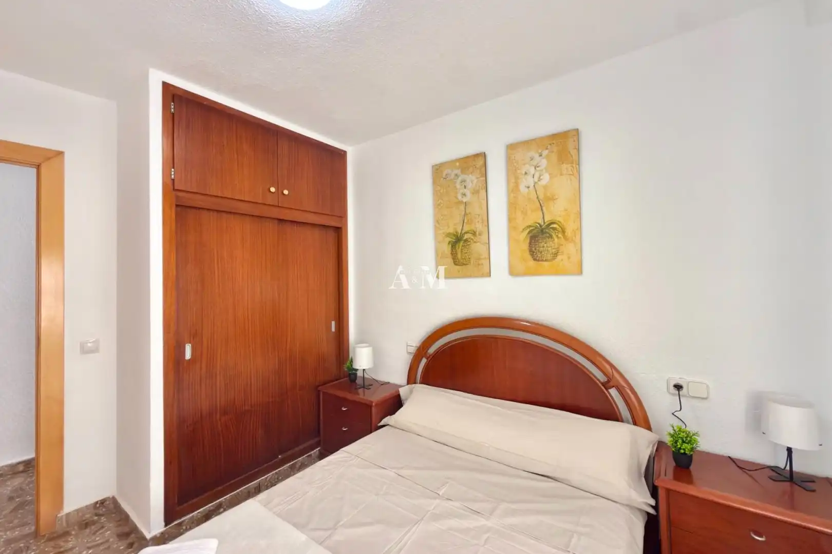 Schlafzimmer von Wohnung zur Miete in Torrevieja mit Klimaanlage, Heizung und Terrasse
